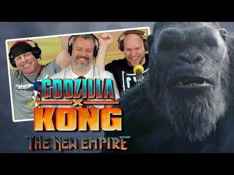 First time watching Godzilla X Kong The New Empire movie reaction