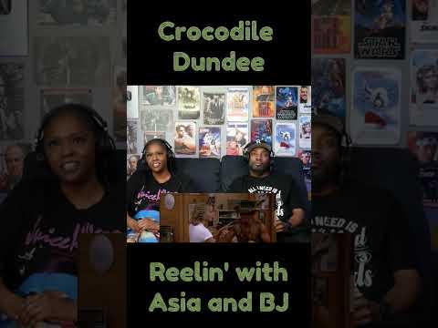 Crocodile Dundee #shorts #ytshorts #moviereaction #couplesreaction  | Asia and BJ