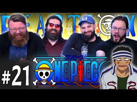 One Piece #21 REACTION!! "An Unexpected Guest! Sanji's Food and Gin's Grace"