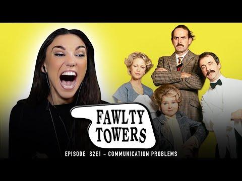 FAWLTY TOWERS S2E1 "Communication Problems" - SERIES REACTION - First Time Watching