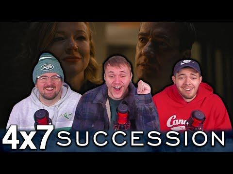 HOW DO THEY COME BACK FROM THIS FIGHT?!? | Succession 4x7 "Tailgate Party" First Reaction!