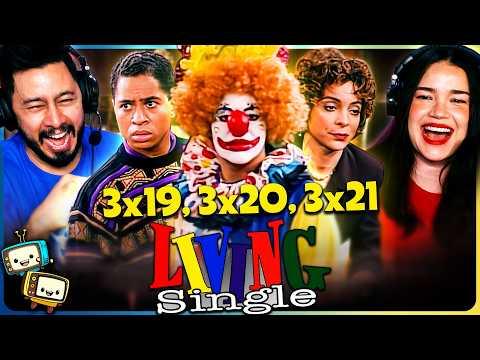 LIVING SINGLE (1995) 3x19, 3x20 & 3x21 REACTION! | First Time Watch | Queen Latifah w/ Jaby Koay