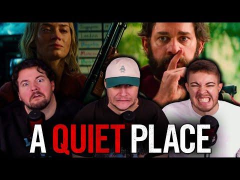 *A QUIET PLACE* was SO NERVE-RACKING and made us feel UNEASY!! (Movie Reaction/Commentary)
