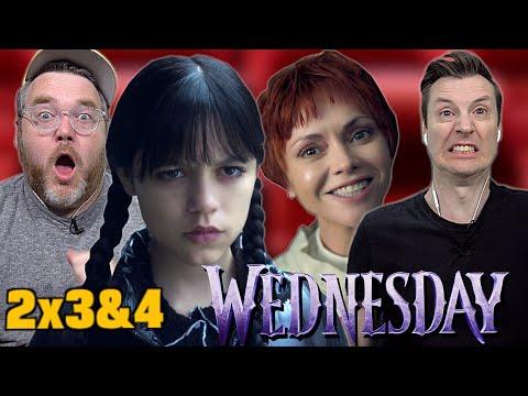 THAT'S a Mid-Season Break...Out! - Wednesday S2 Eps 3&4 Reaction