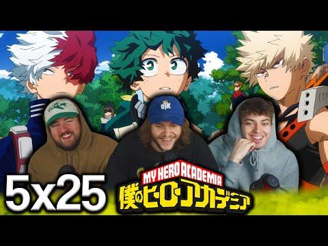 THE TIME HAS FINALLY COME!!! | My Hero Academia 5x25 "The High, Deep Blue Sky" Group Reaction!