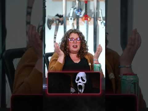 So, HE WON'T GET STABBED, CALVIN!  We're slowly going through the #scream films #horror #reaction