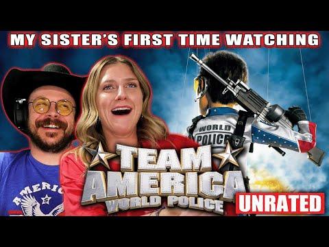 My Sister Watches Team America: World Police (2004) for the First Time | Movie Reaction | MATT DAMON