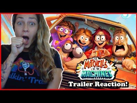The Mitchells vs. The Machines Official Trailer Reaction!