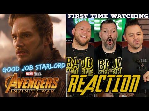 Starlord SMH! AVENGERS INFINITY WAR reaction | Marvel movie reaction