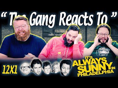 It's Always Sunny in Philadelphia 12x1 REACTION!! “The Gang Turns Black”
