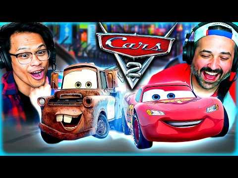 CARS 2 (2011) – THE ACTION IS TOTALLY INSANE! - MOVIE REACTION – FIRST TIME WATCHING – REVIEW