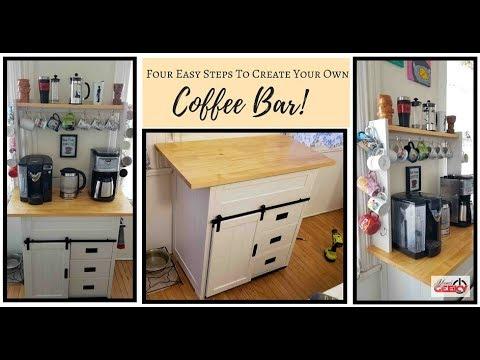 Make A DIY Coffee Bar in Less Than 24 Hours!