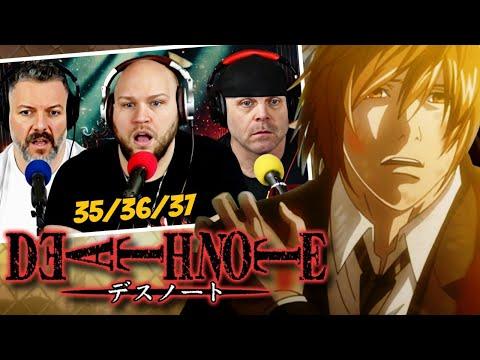 Death Note season 1 episode 35/36/37 reaction (DUB)