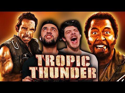 Watching *TROPIC THUNDER* for the FIRST TIME!! SURVIVEEE 🤣🤣