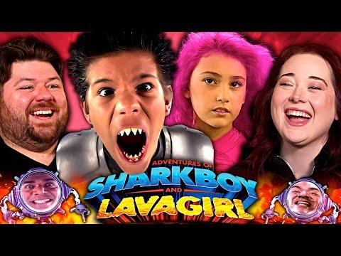 **THE ADVENTURES OF SHARK BOY & LAVA GIRL** Reaction