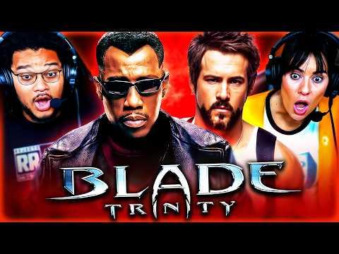 BLADE: TRINITY (2004) MOVIE REACTION!! Wesley Snipes | Ryan Reynolds | Marvel