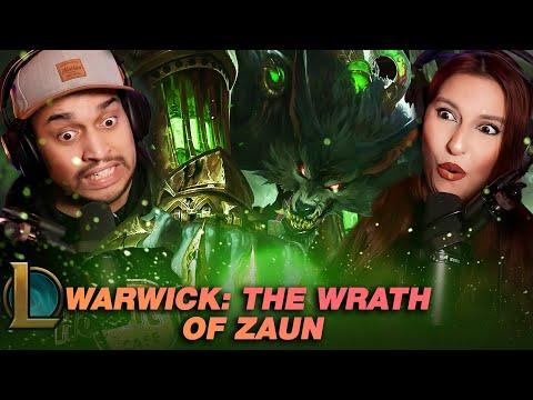 REACTING to WARWICK: The Wrath of Zaun Champion Teaser - THE SPOOKY VIBES!