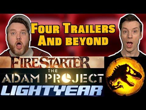 Lightyear, Jurassic Park Dominion, The Adam Project - Trailer Reactions -Trailerpalooza 10
