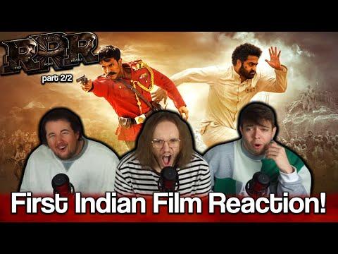 *RRR* has the BEST ACTION SCENES we have ever seen!! [part 2/2] (Movie First Reaction)