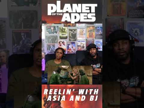 Planet of the Apes #shorts #planetoftheapes #moviereaction #couplesreaction  | Asia and BJ
