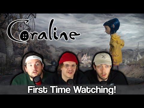 THIS MOVIE IS MEANT FOR KIDS?! | *CORALINE* First Time Watching! Group Reaction