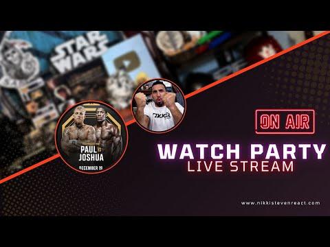 Watch Anthony Joshua KO Jake Paul w/ Steven | Just Chatting Stream | Netflix