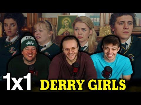 THESE GIRLS ARE WILD!! | Derry Girls 1x1 First Reaction!!