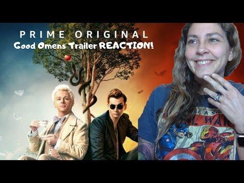 Good Omens Official Trailer REACTION! (Prime Video)