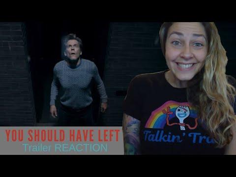 You Should Have Left Official Trailer REACTION!