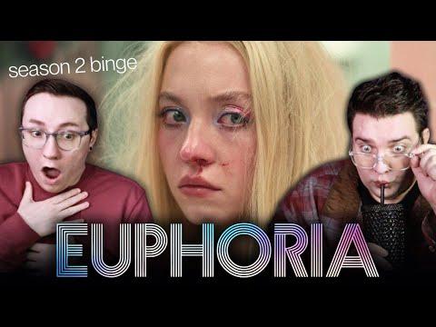 WE BINGED EUPHORIA! *REACTION* FIRST TIME WATCHING SEASON 2!