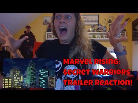 Marvel Rising: Secret Warriors Official Trailer REACTION!