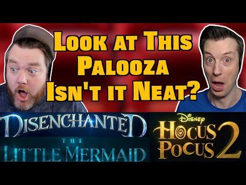 The Little Mermaid, Disenchanted, Hocus Pocus 2 - Trailer Reactions - Disney D23 Mini Palooza