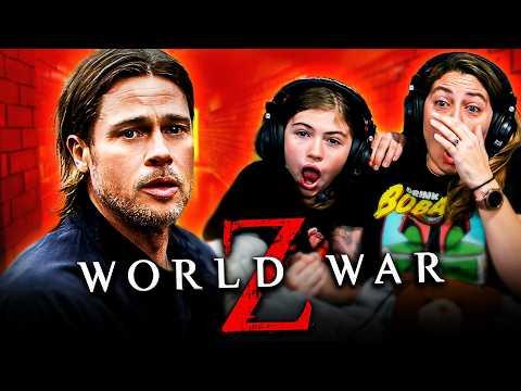 WORLD WAR Z (2013) MOVIE REACTION! FAST ZOMBIES ARE TERRIFYING! | Brad Pitt | Mom & Daughter Reacts