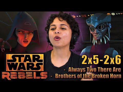Rebels 2x5/2x6 - "Always Two There Are" / "Brothers of the Broken Horn" REACTION