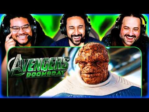 AVENGERS DOOMSDAY TRAILER 4 REACTION!! Fantastic Four | Black Panther | Namor | Doctor Doom