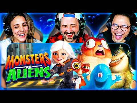 MONSTERS VS. ALIENS (2009) MOVIE REACTION! – SO MUCH BETTER THAN WE EXPECTED!! – FIRST TIME WATCHING