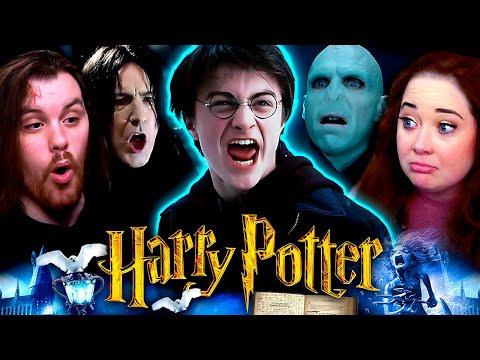 We BINGED Every **HARRY POTTER** Movie For The FIRST TIME