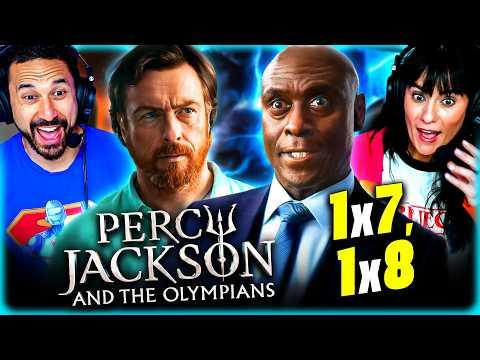 STRONG FINALE!! PERCY JACKSON AND THE OLYMPIANS Season 1 Episode 7 & 8 REACTION!! (Disney Plus)