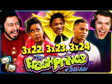 THE FRESH PRINCE OF BEL-AIR (1992) 3x22, 3x23 & 3x24 Reaction! | Will Smith w/ Jaby Koay