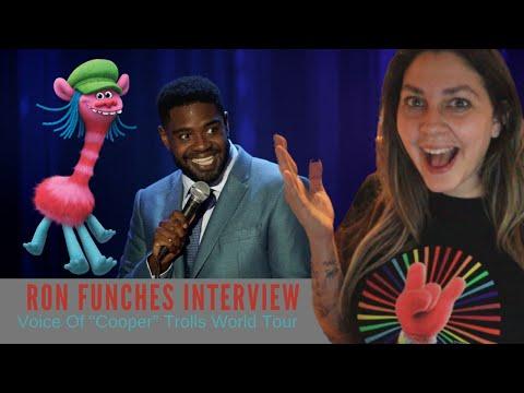Ron Funches Voice Of "Cooper" Trolls World Tour Interview