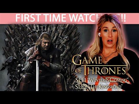 GAME OF THRONES S1E1–E2 | WINTER IS COMING + THE KINGSROAD | REACTION
