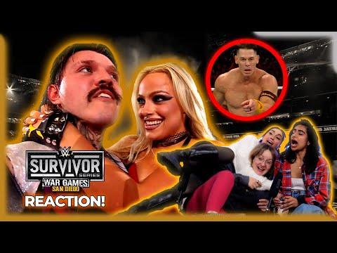 Liv returns at Survivor Series! | The Girls React to John Cena vs Dirty Dom IC Title Match! #wwe