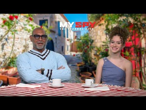 Dave Bautista & Chloe Coleman Talk My Spy: The Eternal City's New Dynamic, Stunts, More!