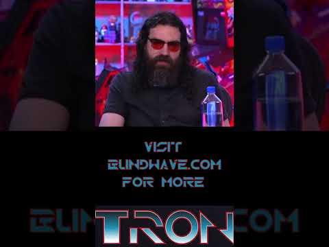 Why are we pointing the laser at the computer! #tron #reaction #movie