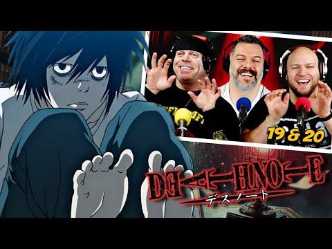 Death Note season 1 episode 1x19 & 1x20 reaction (DUB)