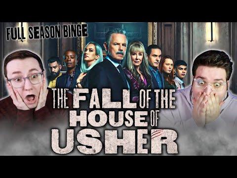 WE BINGED THE FALL OF THE HOUSE OF USHER! *REACTION* FIRST TIME WATCHING!