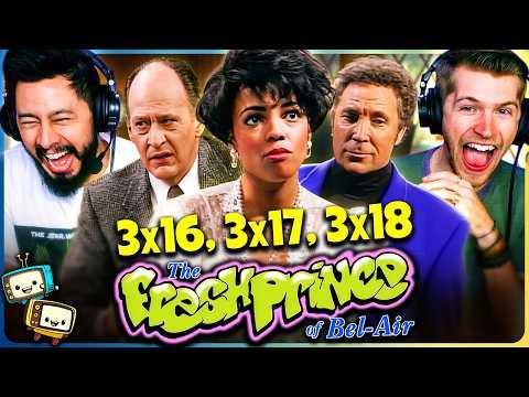 THE FRESH PRINCE OF BEL-AIR (1992) 3x16, 3x17 & 3x18 Reaction! | Will Smith w/ Jaby Koay