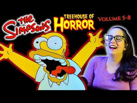💥THE SIMPSON'S TREEHOUSE OF HORROR 5-8💥First Time Watching TV REACTION