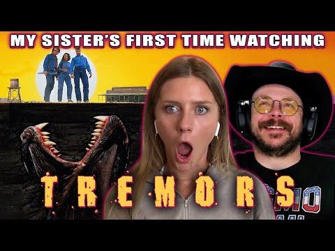 My Sister's First Time Watching Tremors (1990) | Movie Reaction | Big Mother Humpers!