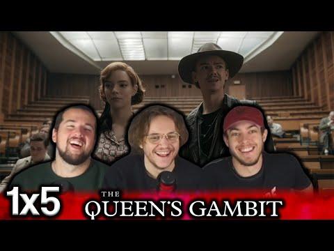 CHAMPIONSHIP REMATCH!!! | The Queen's Gambit 1x5 "Fork" Group First Reaction!